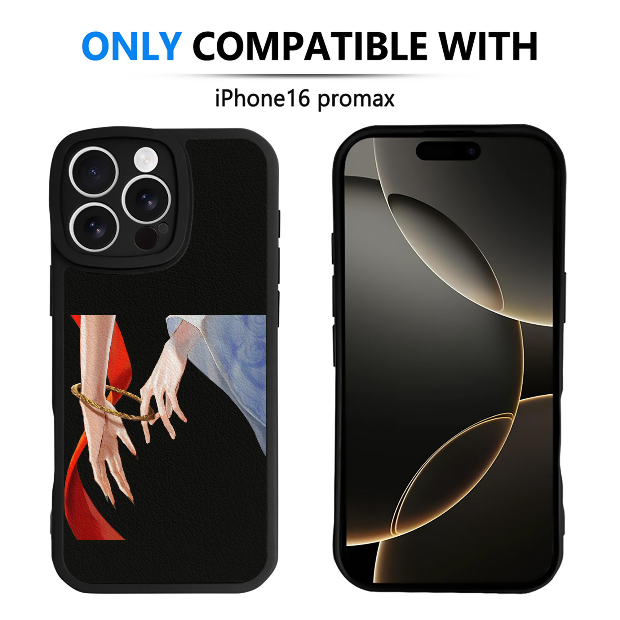 （画像用） Ne Zha 2 ナタ 魔童の大暴れ 【iPhone 16シリーズ対応】シリコンスマホケース（レザー調） 材質：シリコン